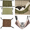 Cat Supplies - Warm Pet Cat Hanging Ferret Hammock Leopard Design Bed Sleepy Pad